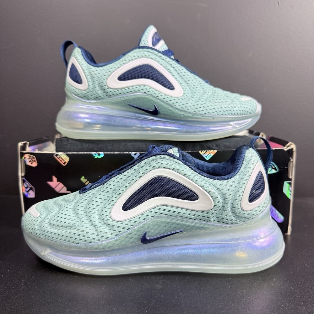 Nike Air Max 720 Women's Size 6 Mens Size 4.5 Northern Lights Day Silver‎ Navy